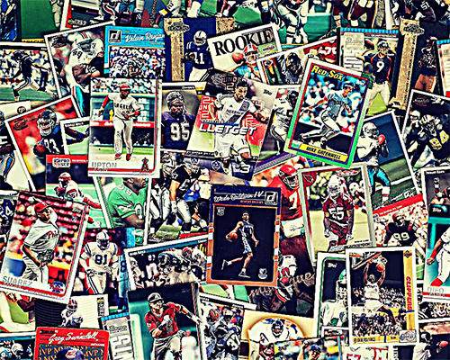 Image of a collage of cards
