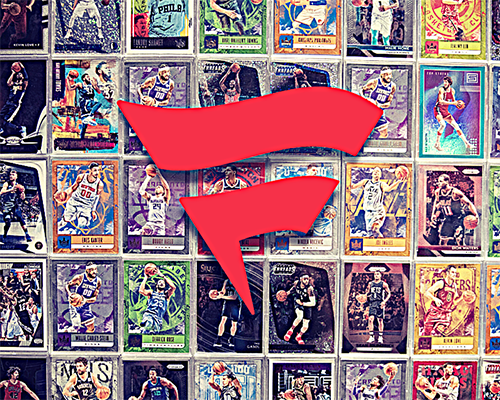 Image of Fanatics over a collage of cards