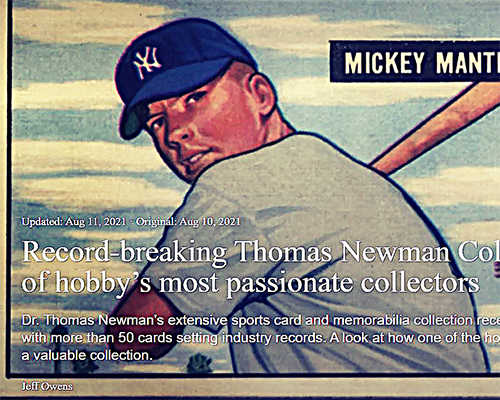 Image of a Mickey Mantle Card