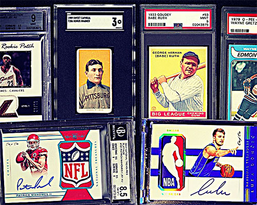Image of a Collage of Sports Cards