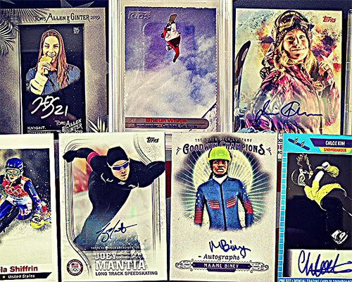 Image of a Collage of Winter Olympic Athletes