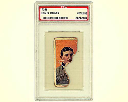 Half of a T206 Honus Wagner card sells at auction for $475,960