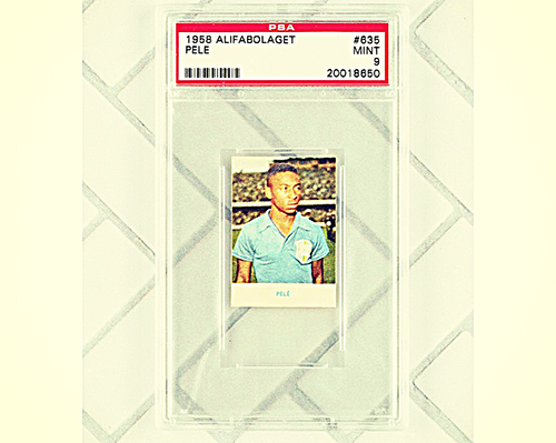 Image of a Pele Rookie Card