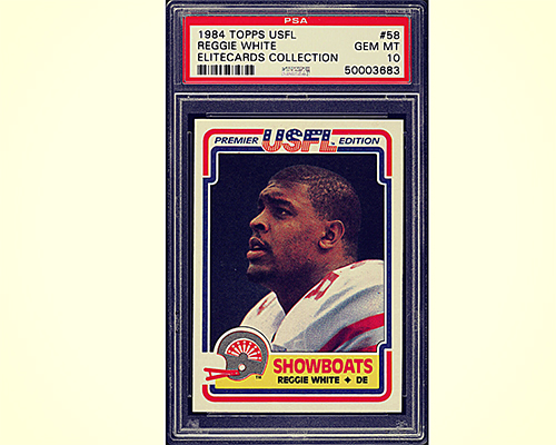 Image of Reggie White USFL Rookie Card