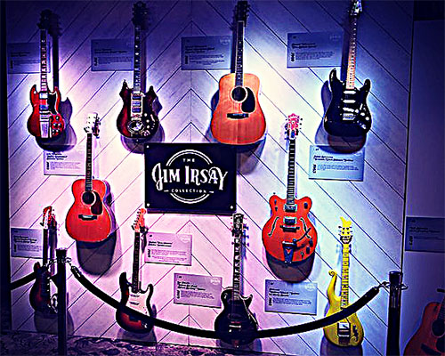 Image of Jim Irsay's Guitar collection