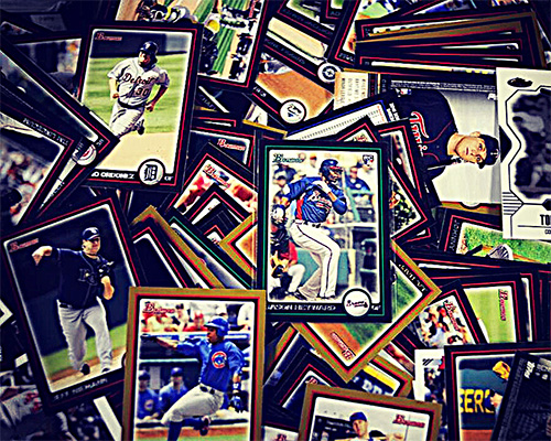 Image of a collage of baseball cards