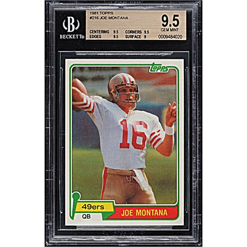 Joe Montana 1982 Topps Passing Leaders Series Mint Card #257