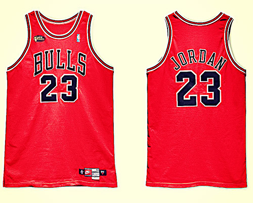 Image of a MJ Game-used Jersey