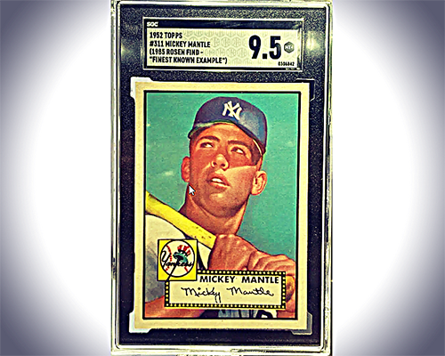 1952 Mantle Baseball Card Sells for Record $12.6 Million - Antique Trader