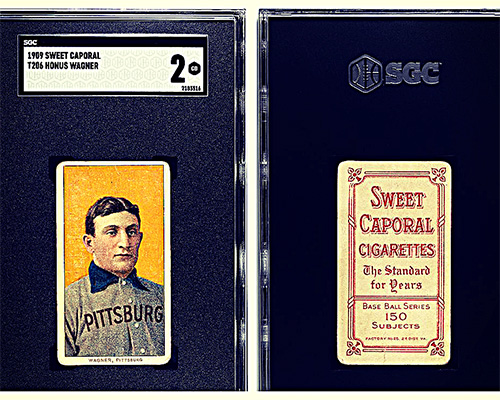 Rare Honus Wagner baseball card sells for record $6.6 million at